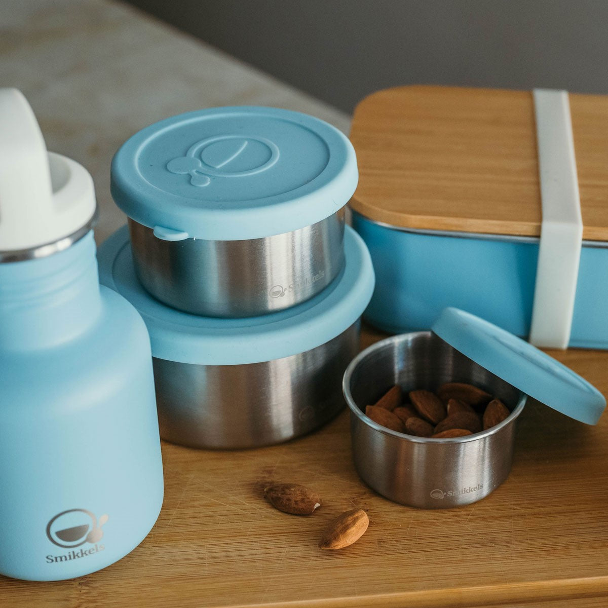 Stainless steel food jar set 3110/220/400ml