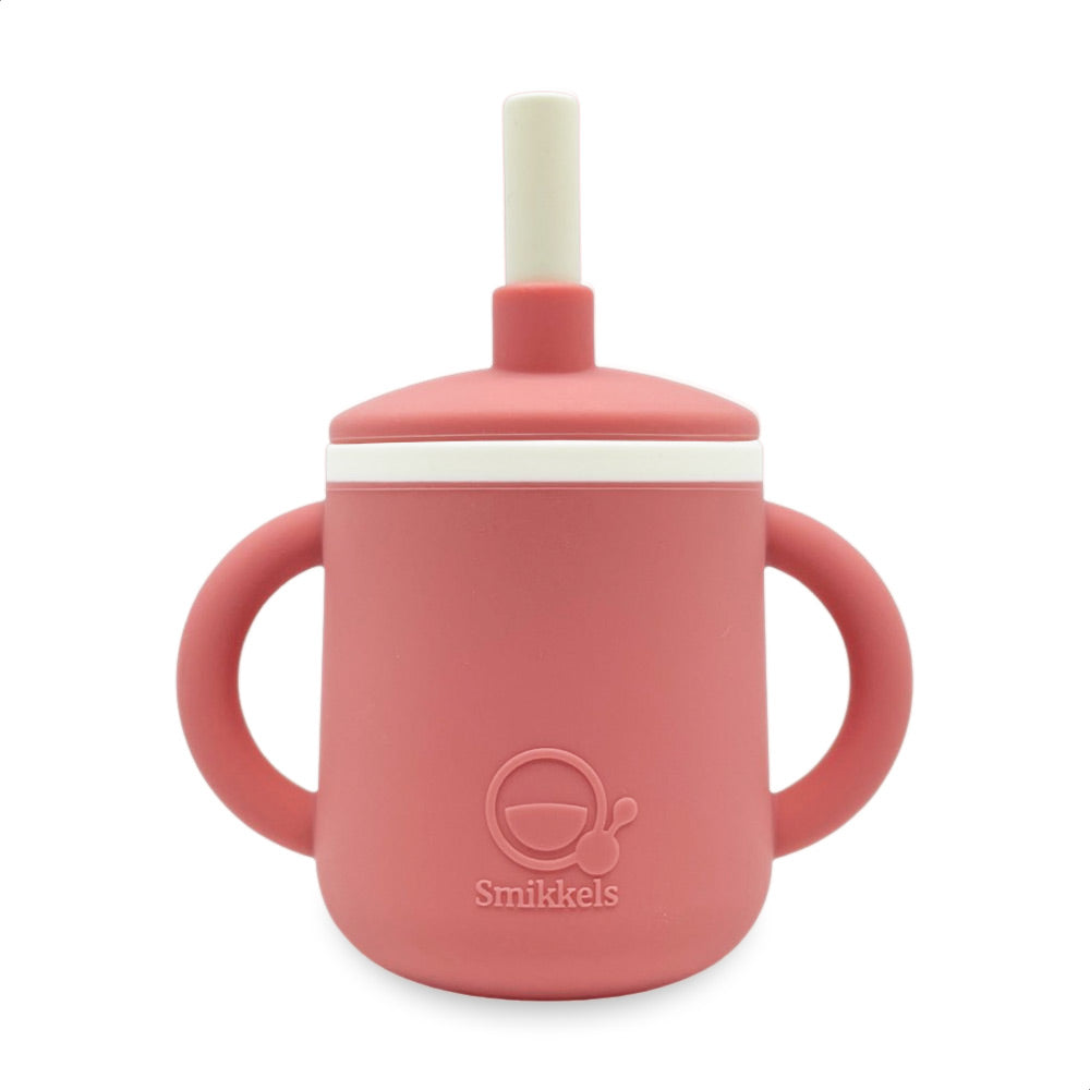 Silicone children's cup with handles