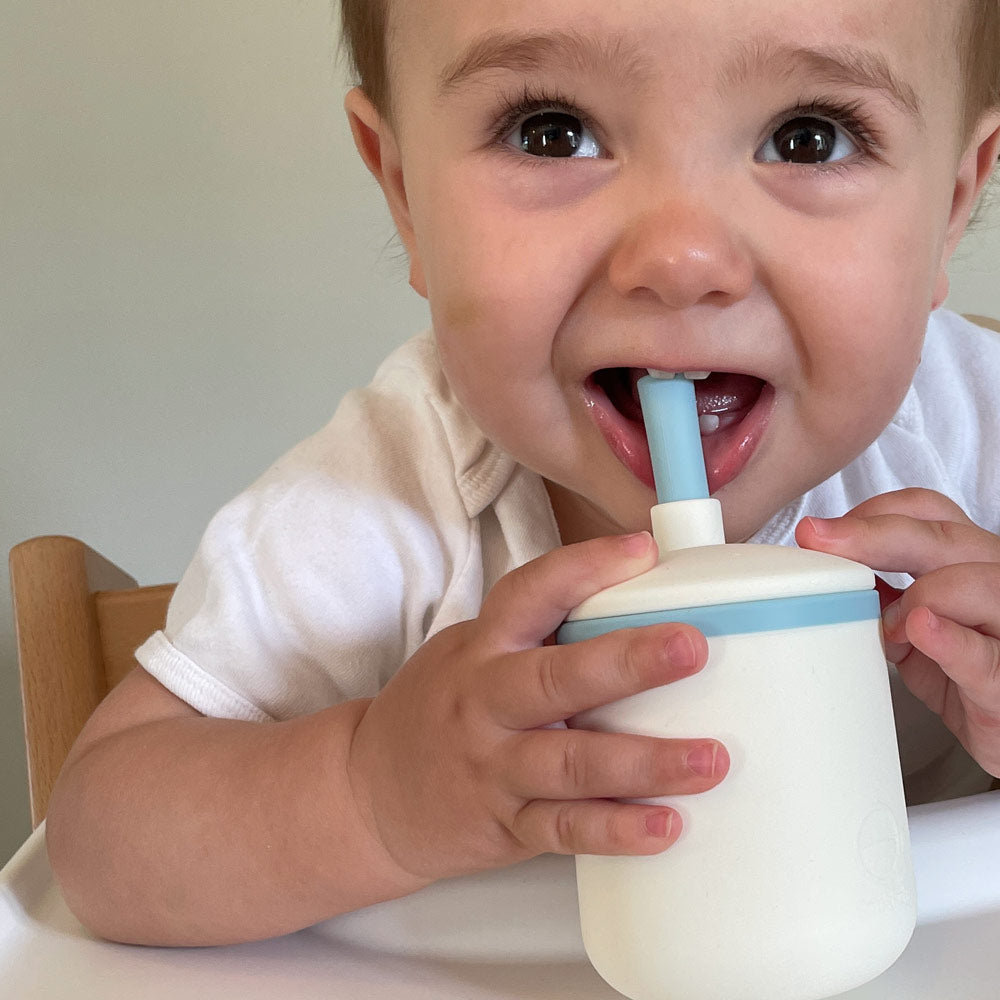 Silicone Cup with Straw