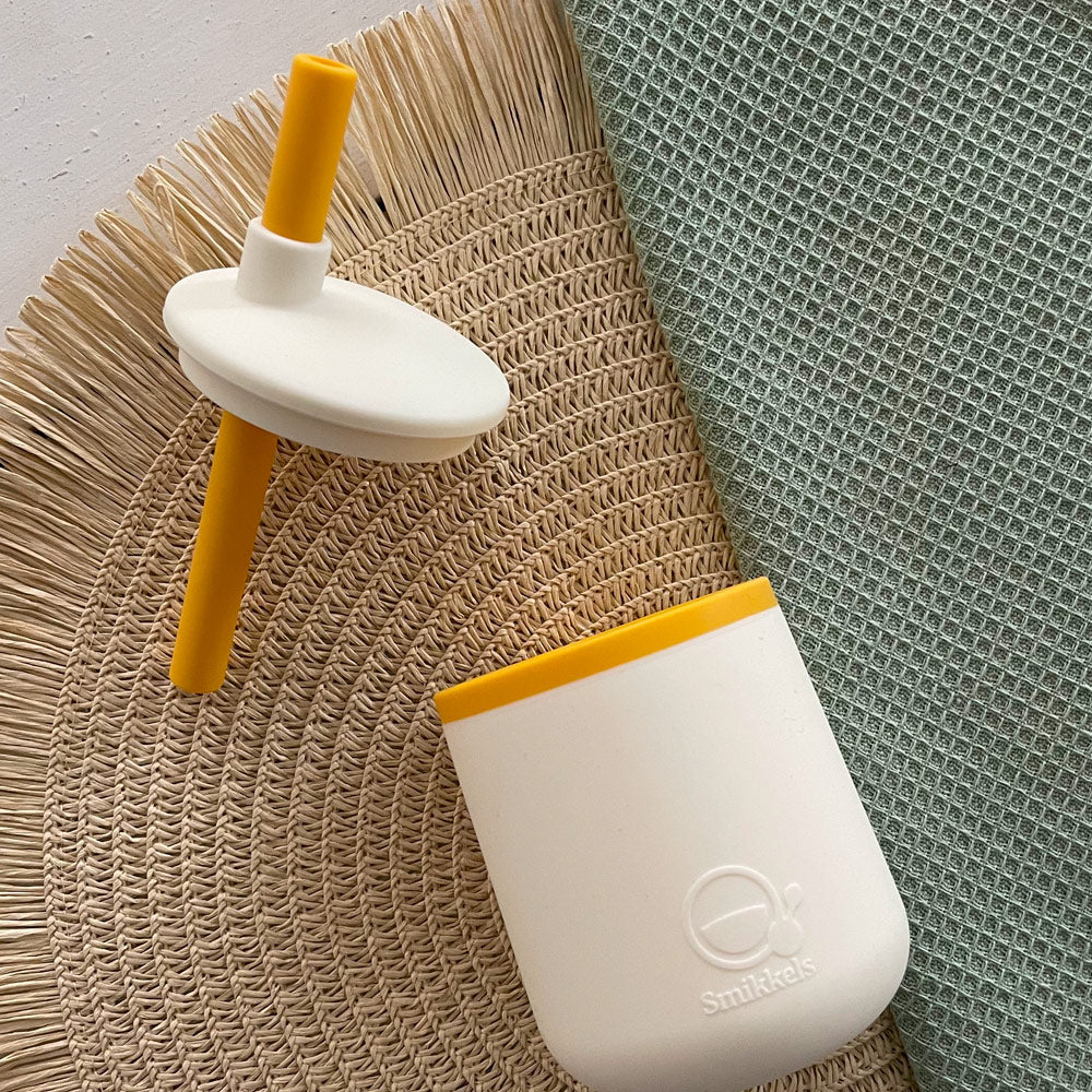 Silicone Cup with Straw