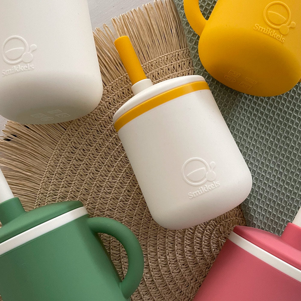 Silicone Cup with Straw