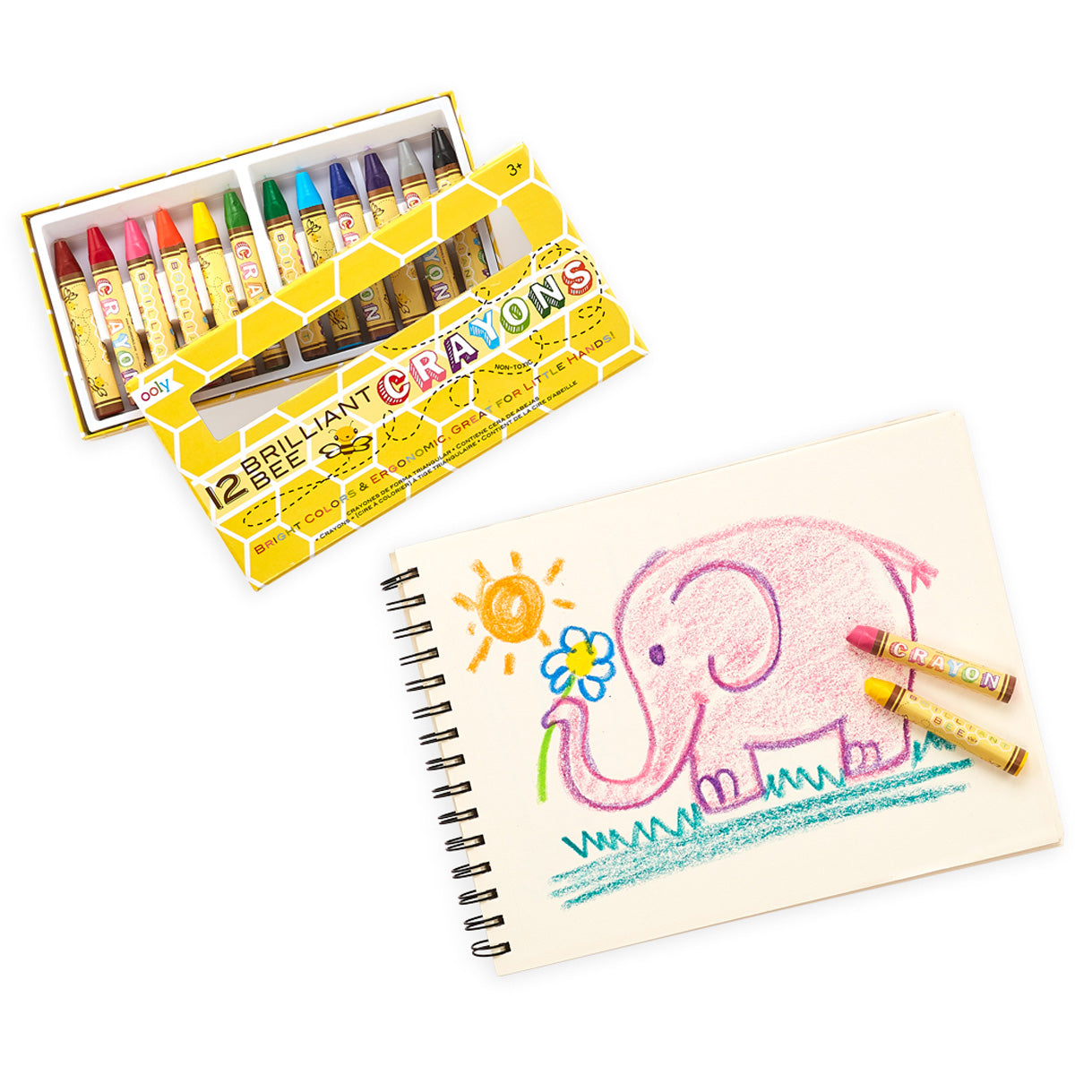 Brilliant Bee Crayons - set of 12