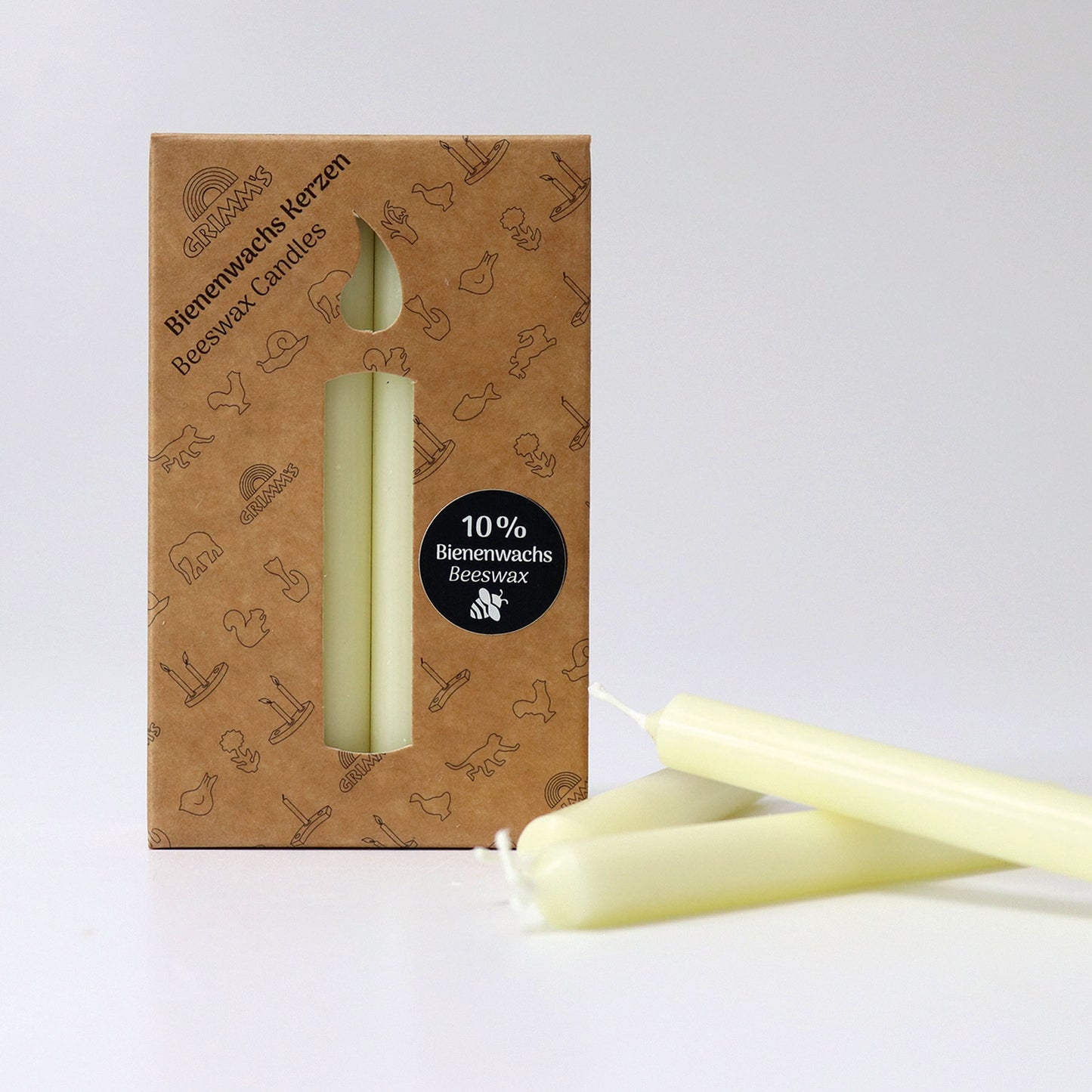 Beewax Candles - 12 PCS