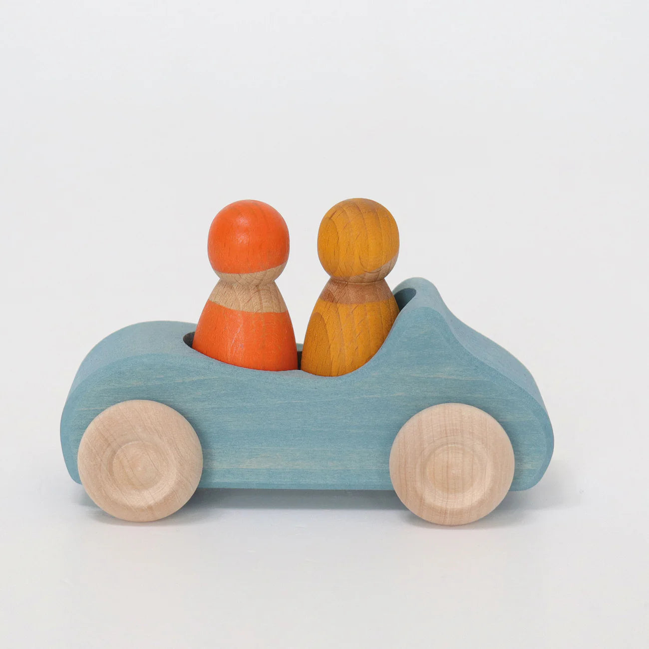 Large Convertible Orange Car