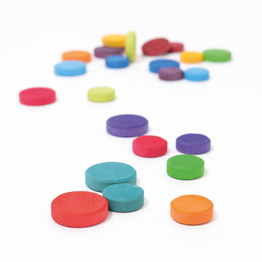 Houten Regenboog Munten