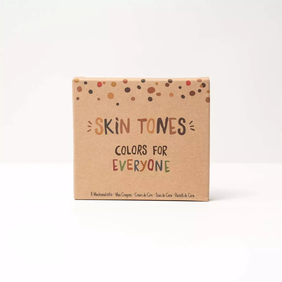 8 Skin colors wax crayons