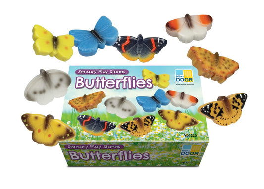Sensory Play Stones - Butterflies