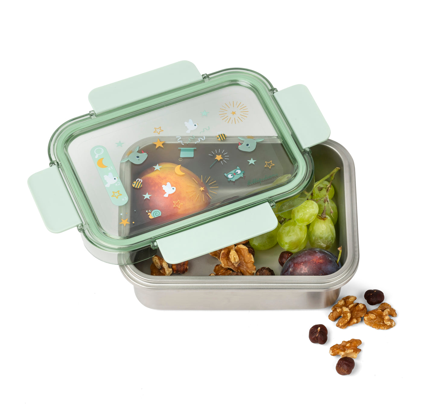 Lilliputiens Lunchbox with transparent lid