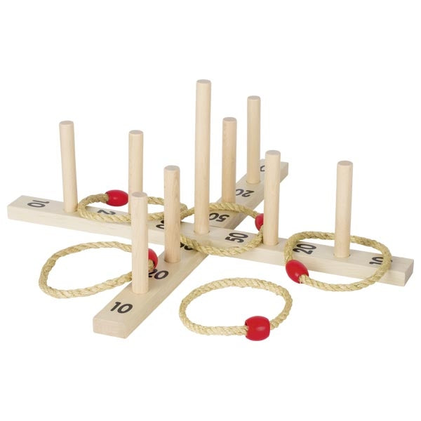 Hoopla Game with 5 sisal rings
