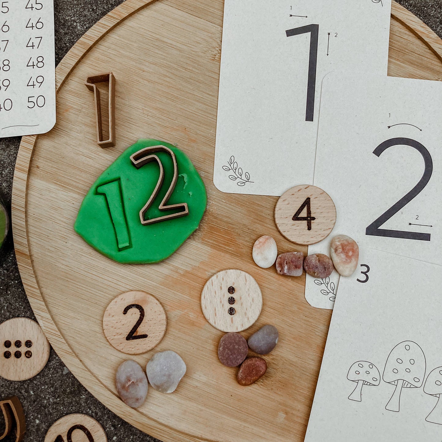 Cijfers flashcards - Educatief speelgoed - Montessori