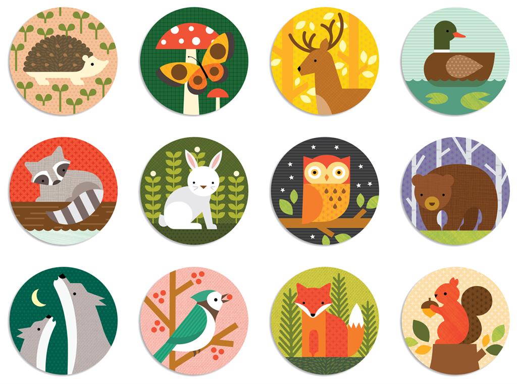 Matching Game - Forest animals
