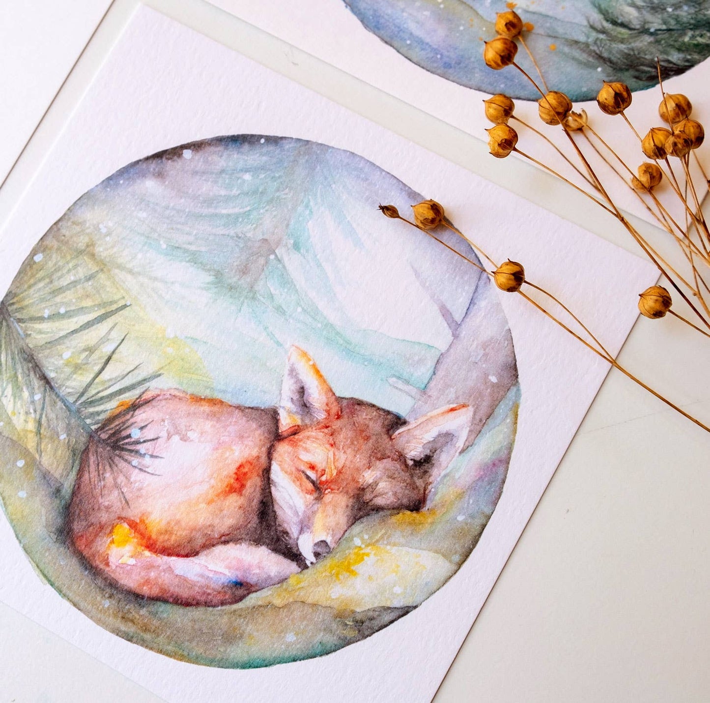 Winter fox