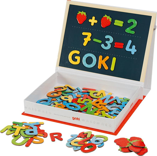 Magnetic Game with Letter and Numbers