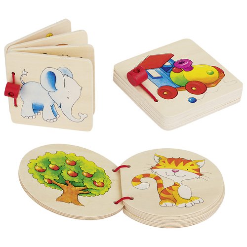 Houten prentenboek