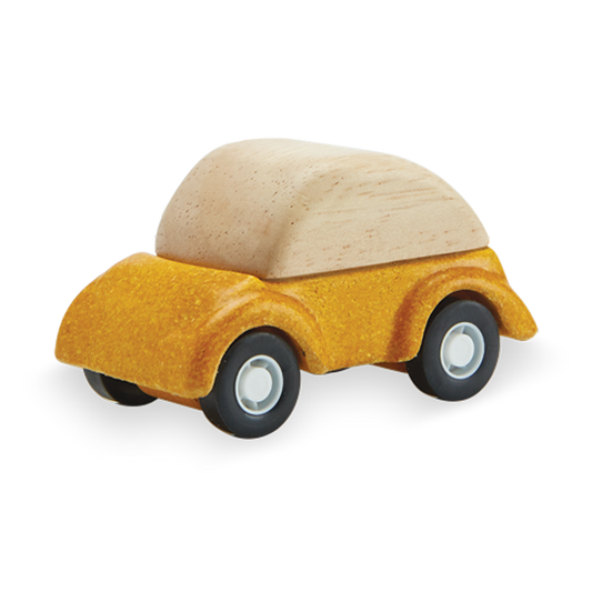 Gele auto