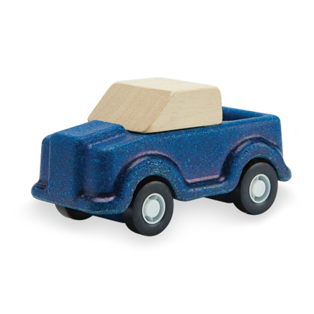 Blauwe vrachtwagen