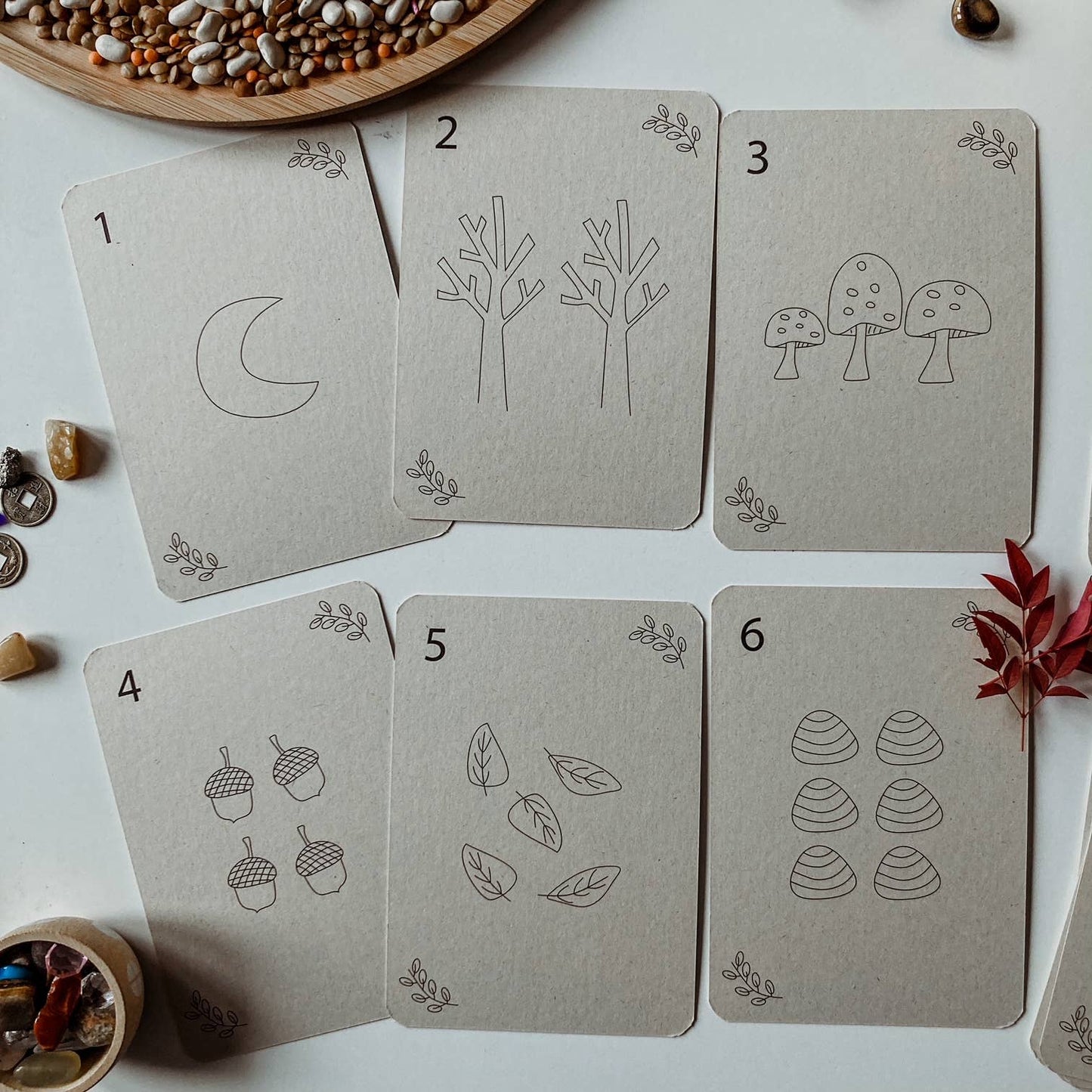 Cijfers flashcards - Educatief speelgoed - Montessori