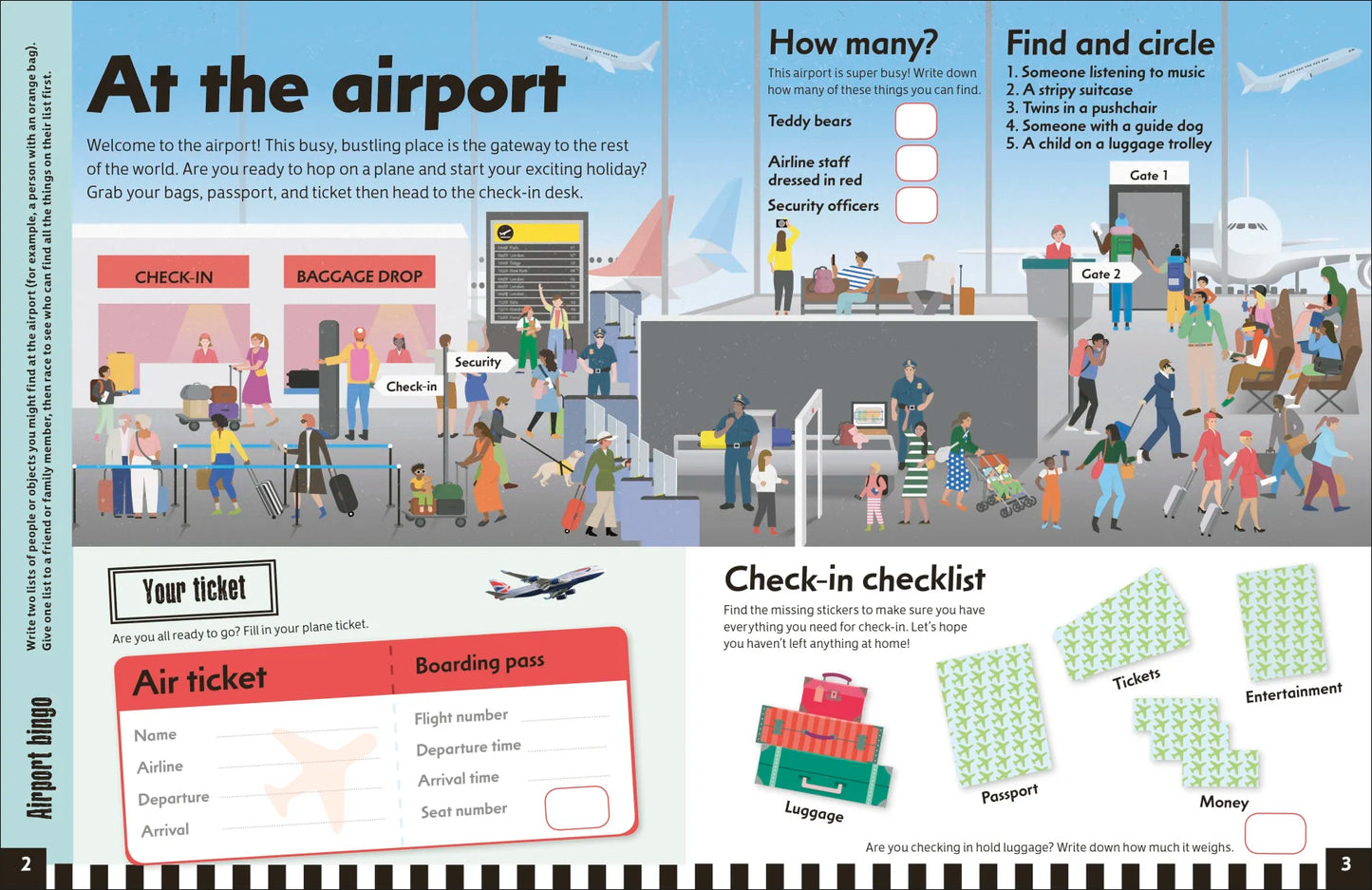 Op de luchthaven - Activiteitenboek