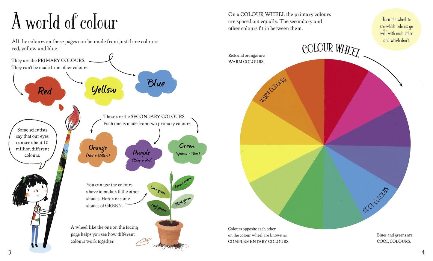 The Usborne Big Book of Colours