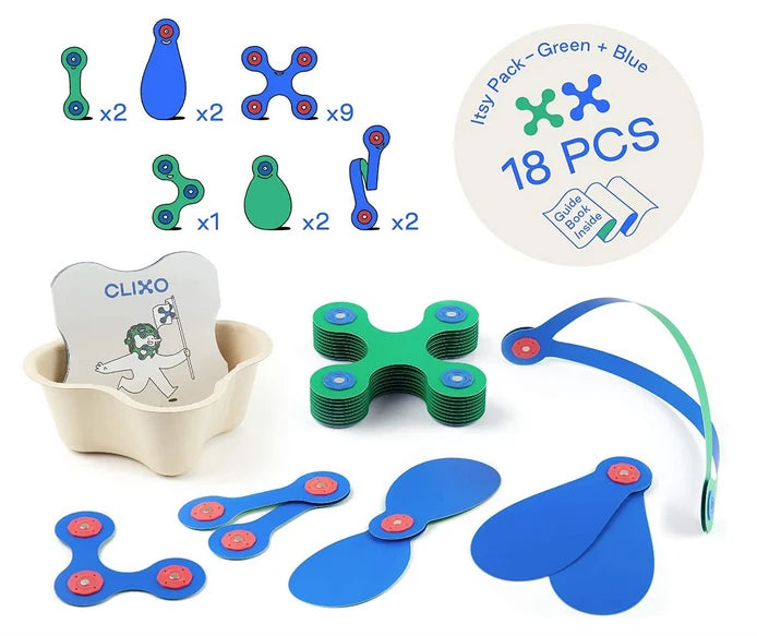 Clixo Itsy Pack – Magnetische Bouwset