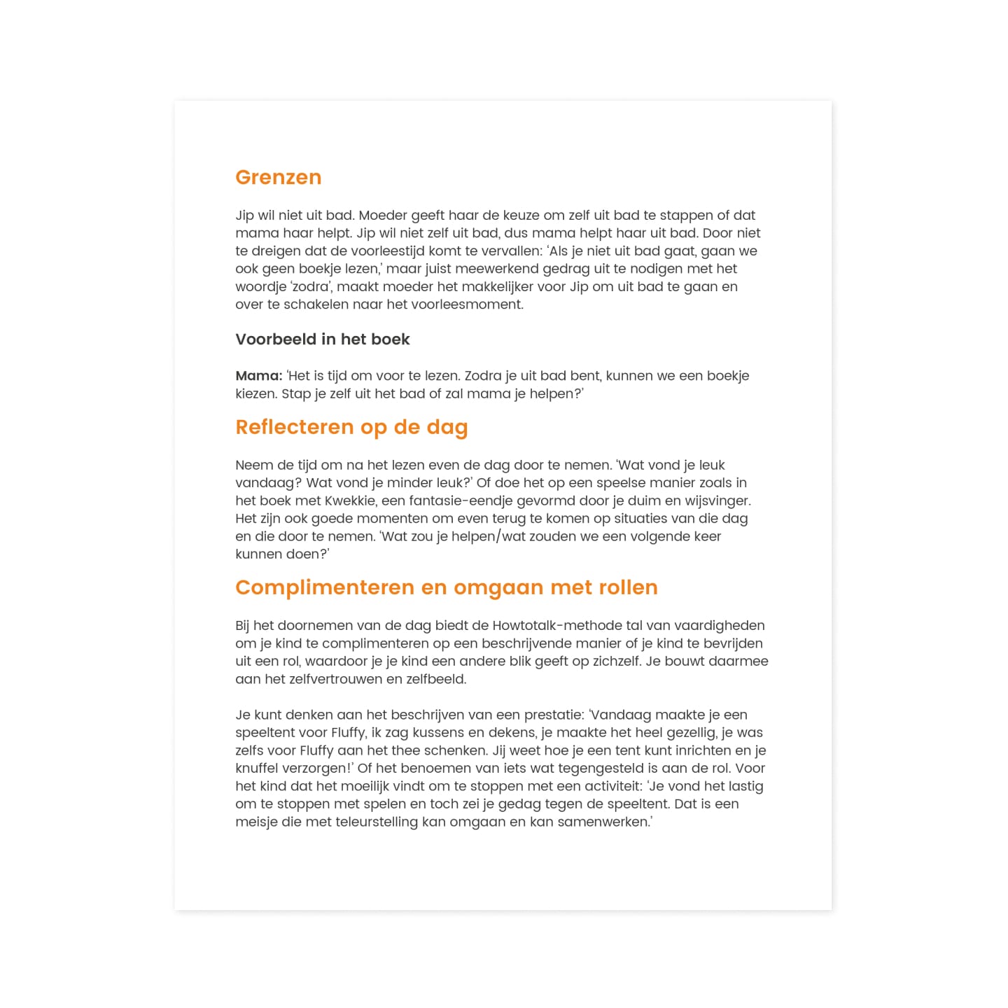 Jip gaat naar bed – een Howtotalk prentenboek