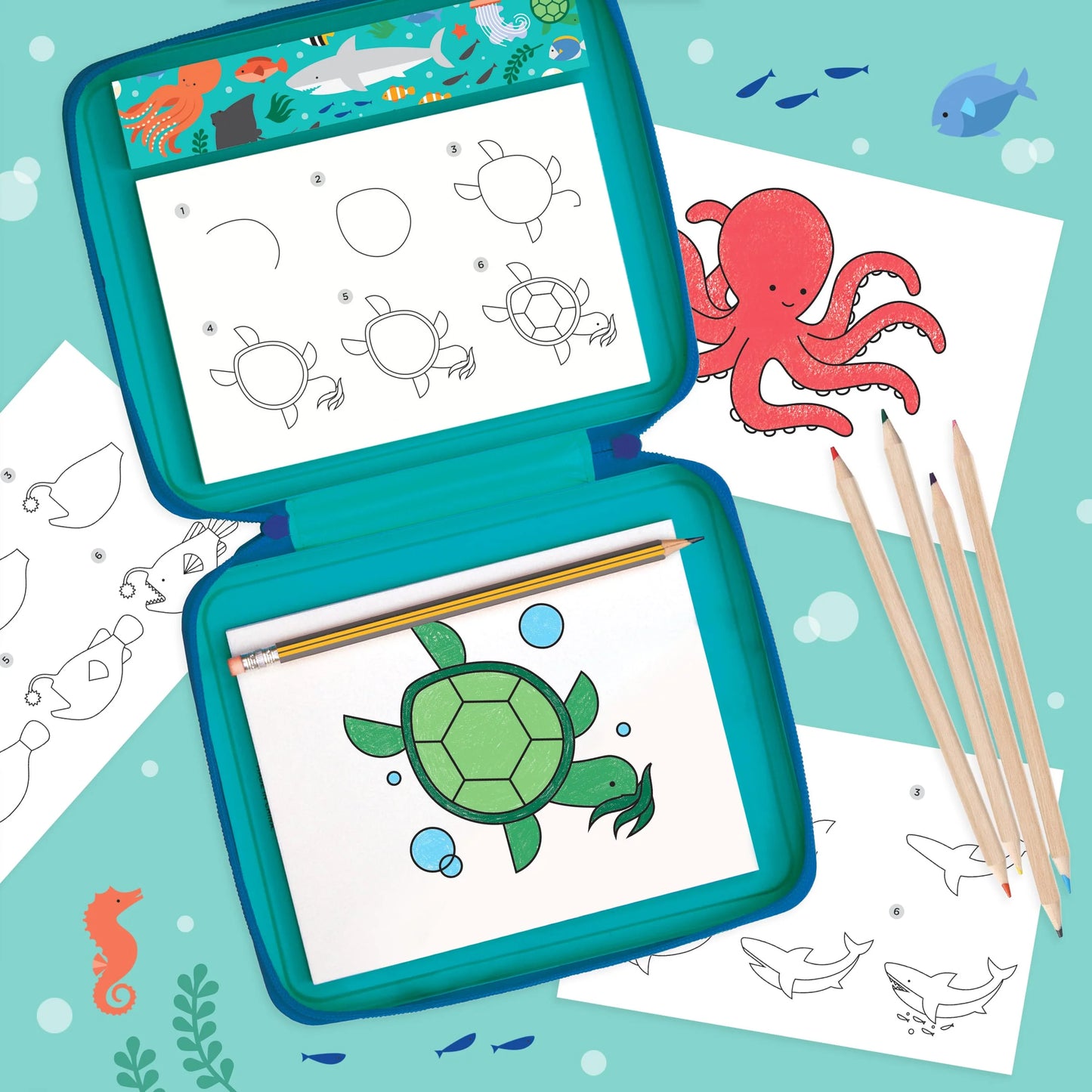 How to Draw Ocean Life Art