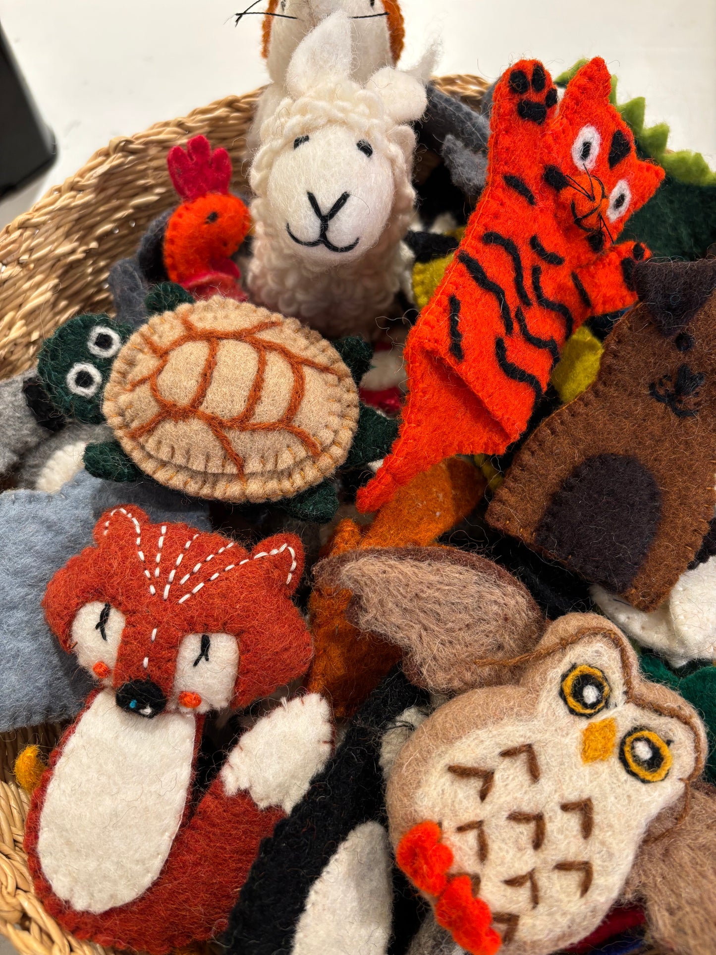 Wool Finger Puppets