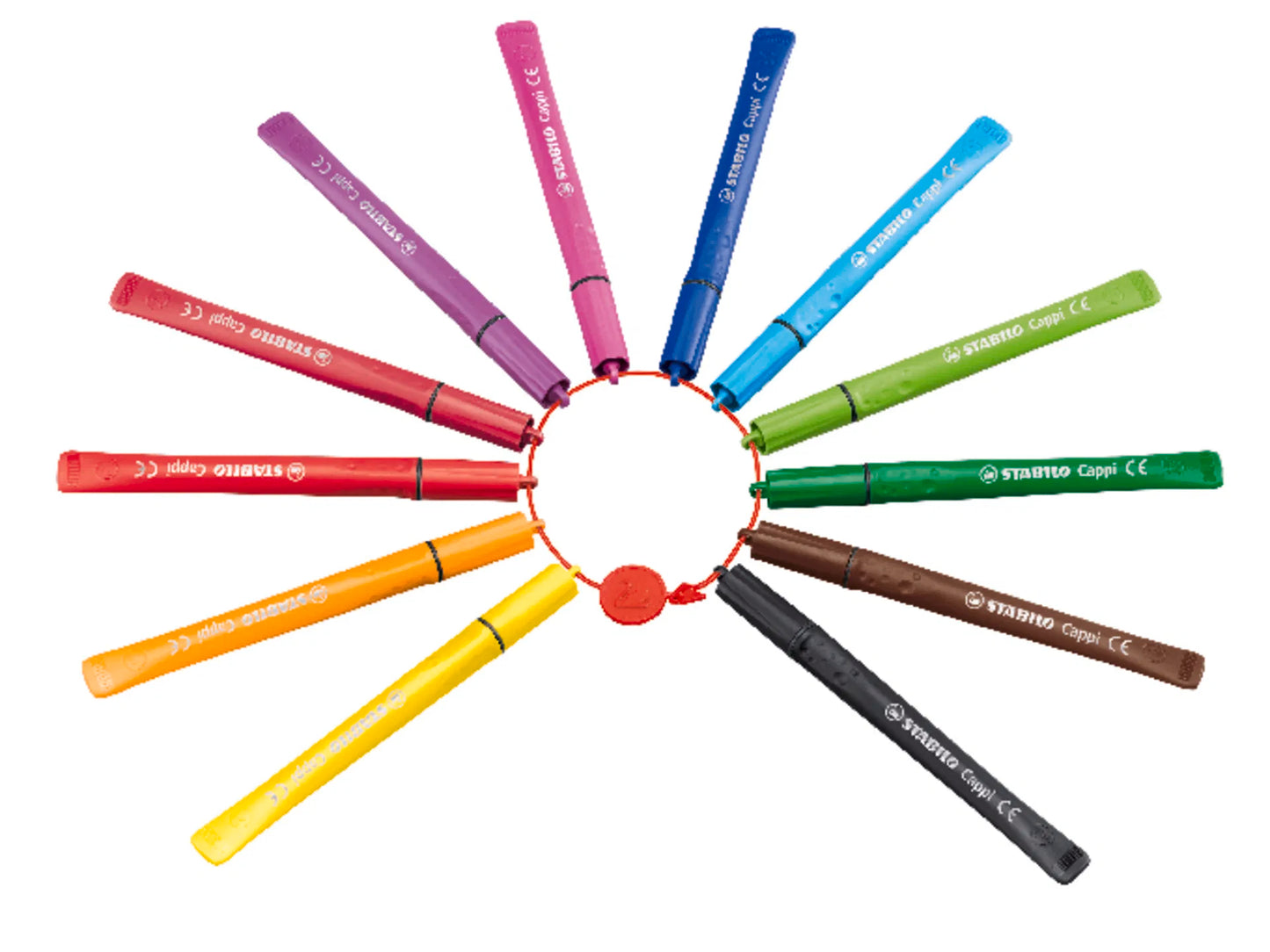 Felt-tip pen with cap-ring STABILO Cappi