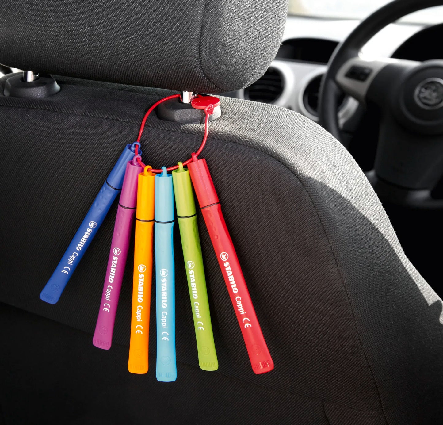 Felt-tip pen with cap-ring STABILO Cappi