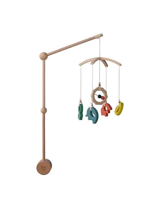 Houten mobile houder
