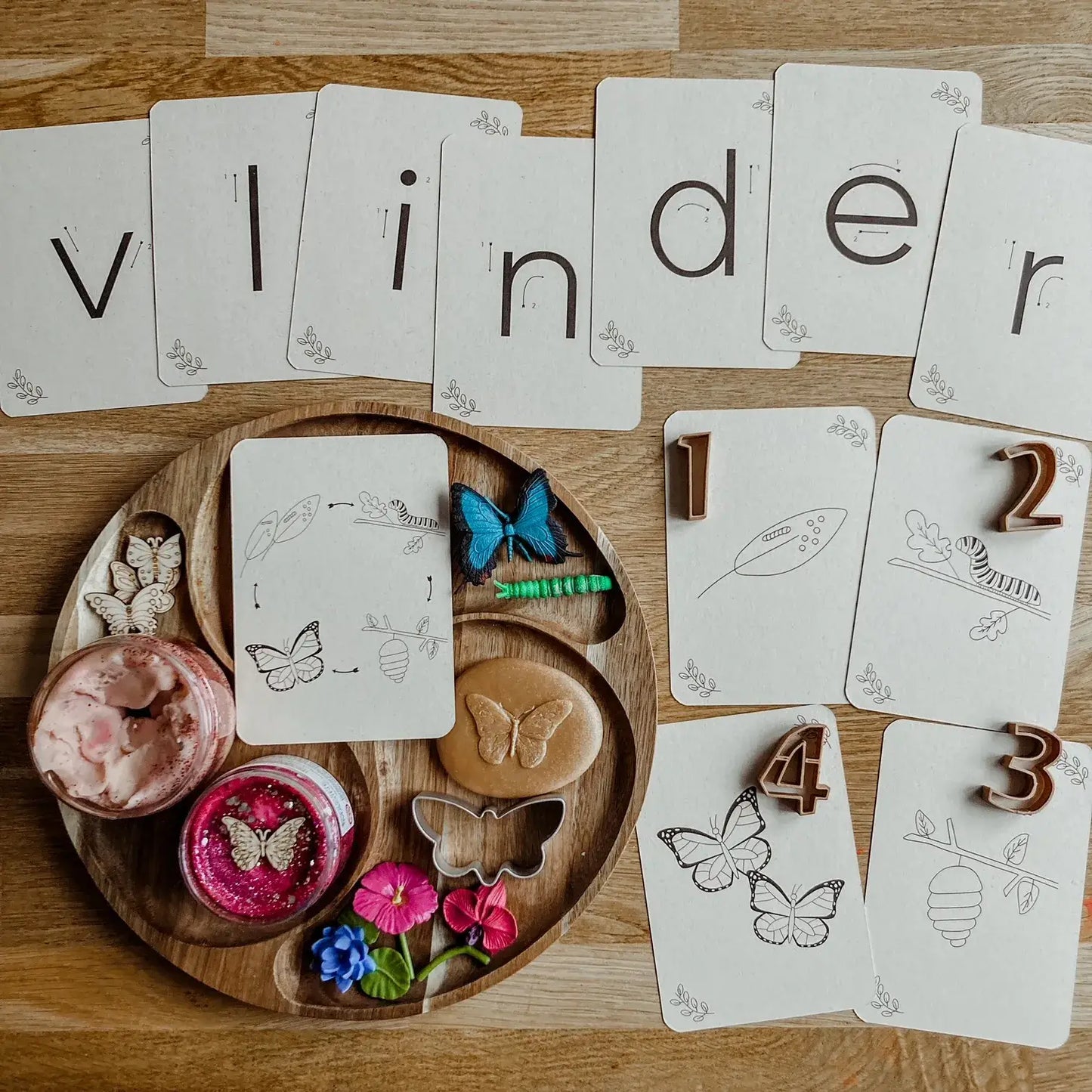 Alfabet flashcards - Educatief speelgoed - Montessori