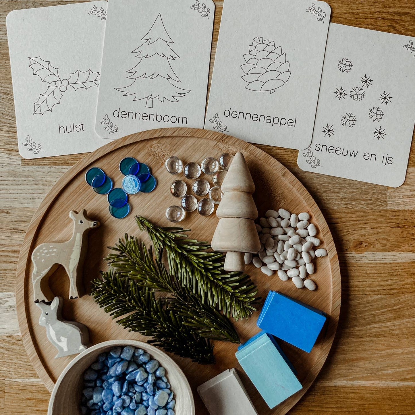 Winter flashcards - seizoenskaarten - Montessori