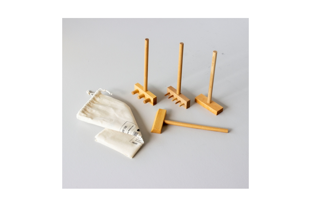 Work Tray Low and Large & Wooden Rakes