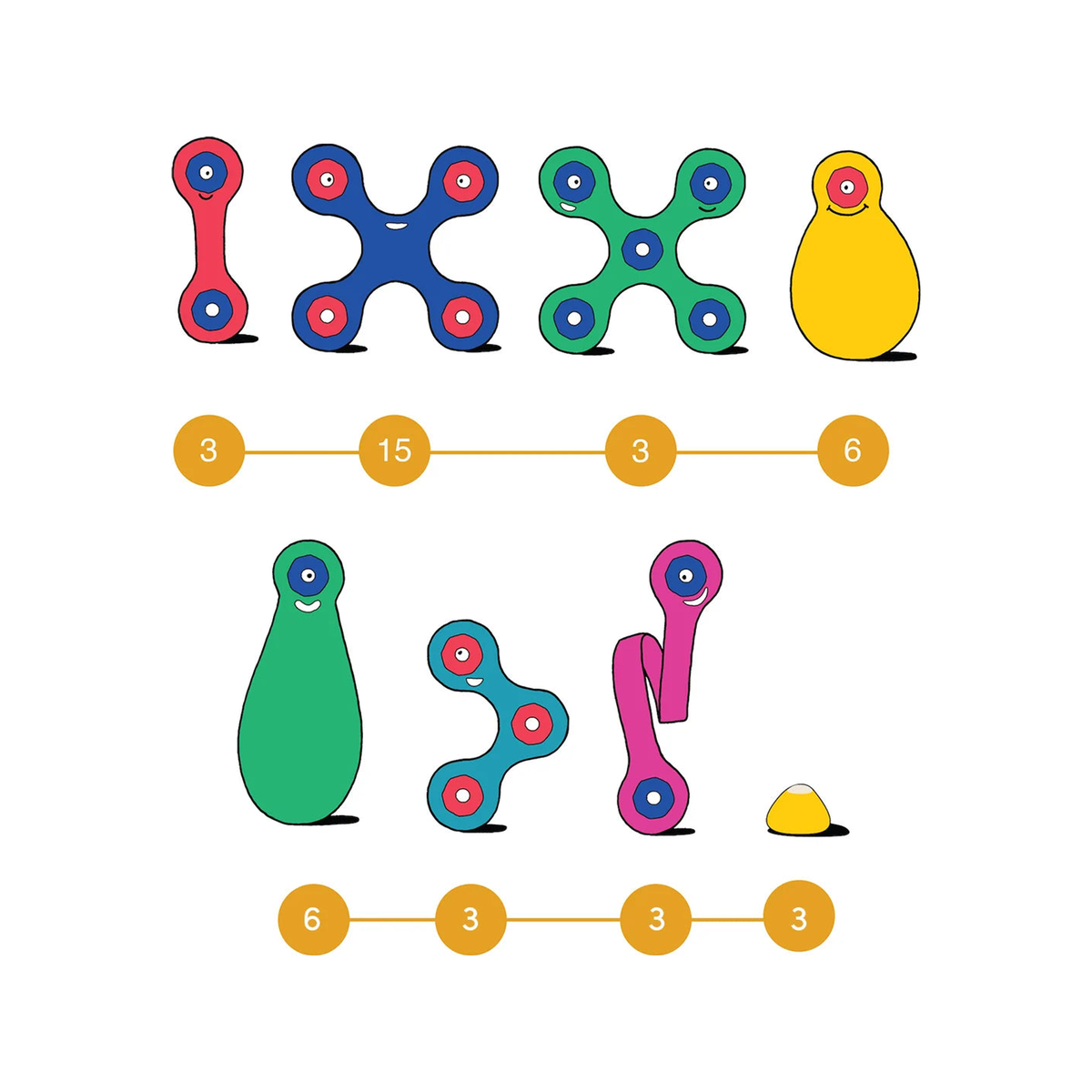 Clixo Regenboog Pack (genormaliseerd)