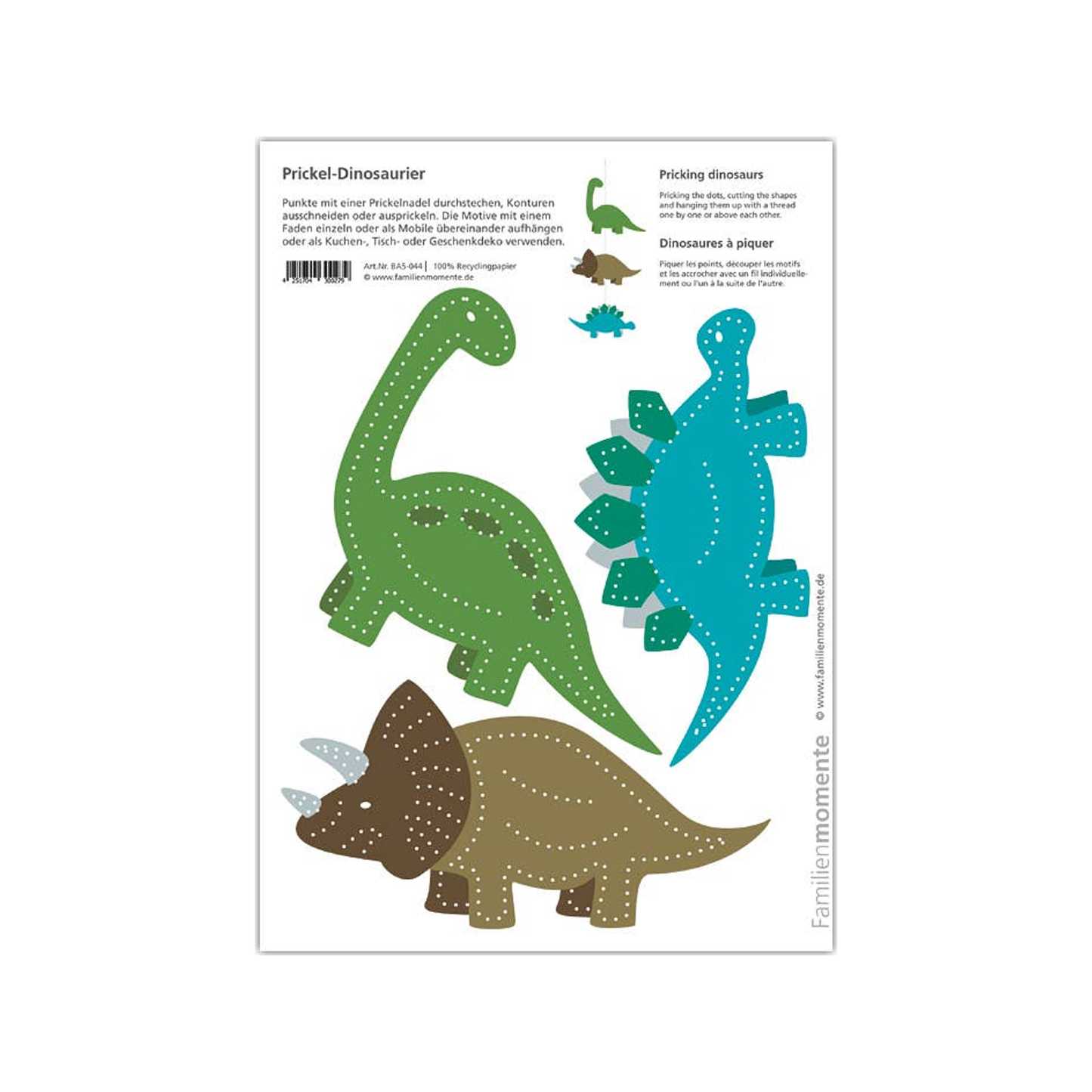 Craft Sheet Prickling Dinosaur (normalized)