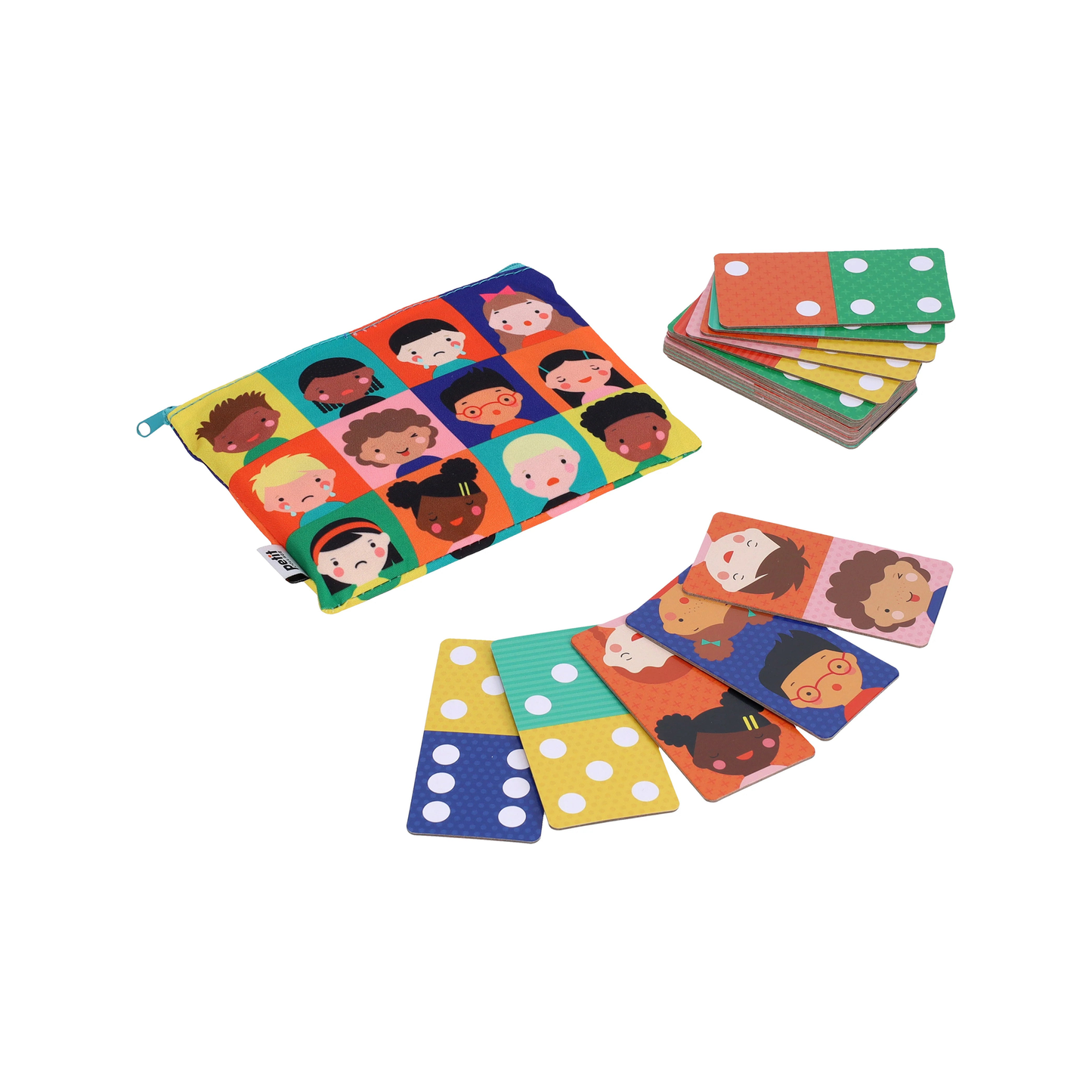 Domino-spel - Herken de gevoelens van vrienden (genormaliseerd)