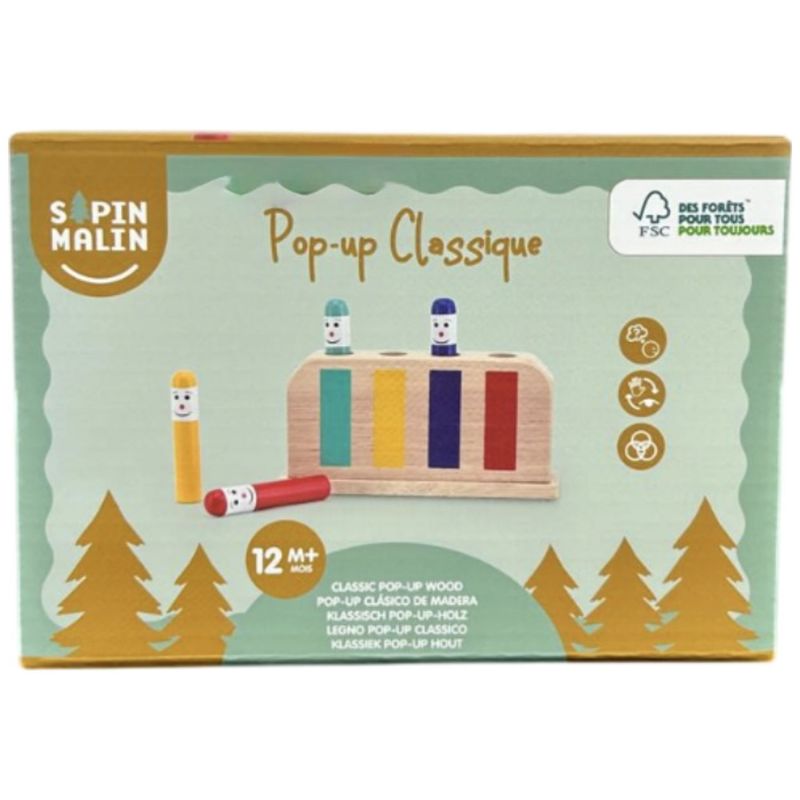 Classic Wooden Pup-up