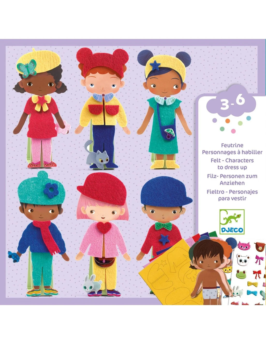 Felt - Characters to dress up
