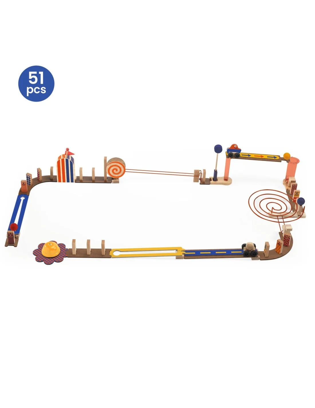 Zig & Go Junior - Racer - 51 pcs