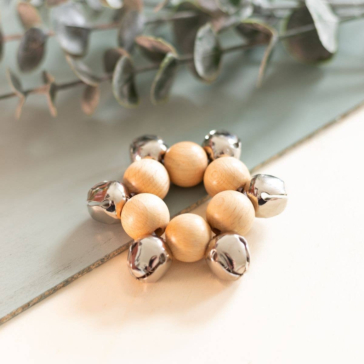 Belband natuur | kinderen instrument | kinder rammelaar | hout