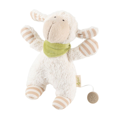 Organic Musical Baby Soft Toy Sheep