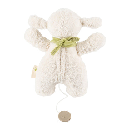 Organic Musical Baby Soft Toy Sheep