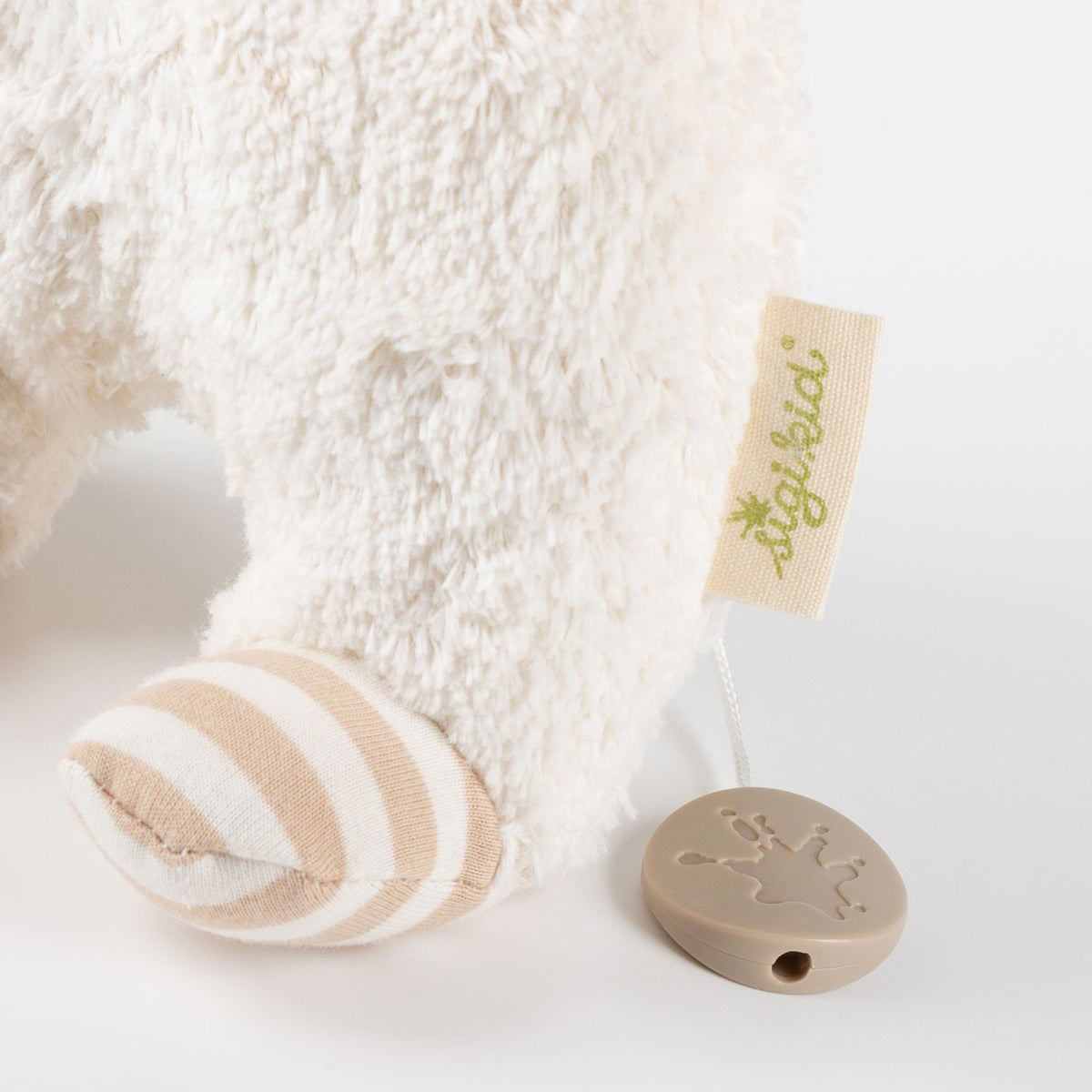Organic Musical Baby Soft Toy Sheep