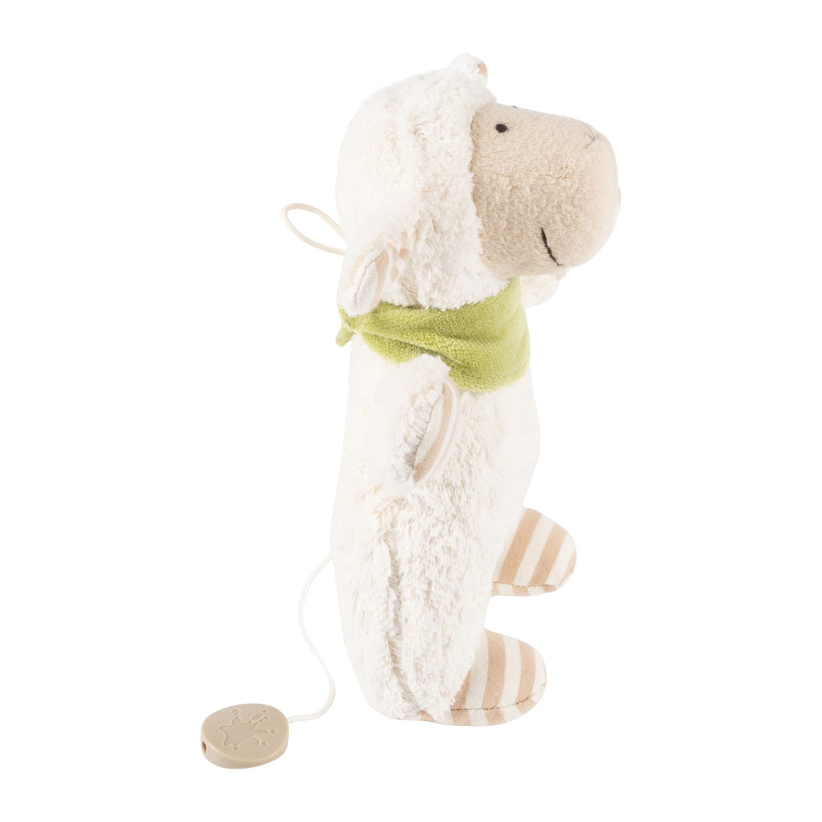 Organic Musical Baby Soft Toy Sheep
