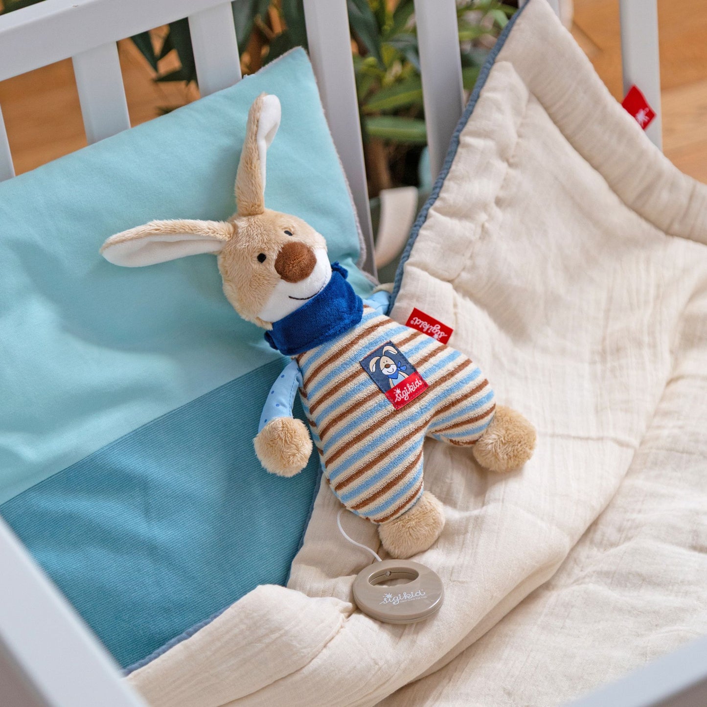 Peluche musicale douce Semmel Bunny