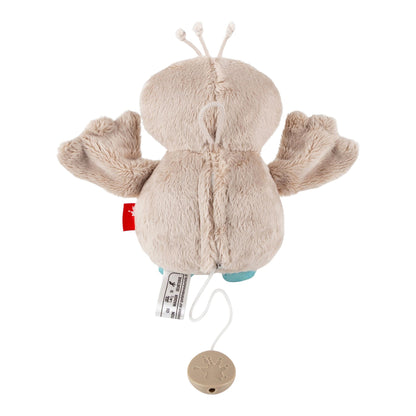 Chouette en peluche musicale