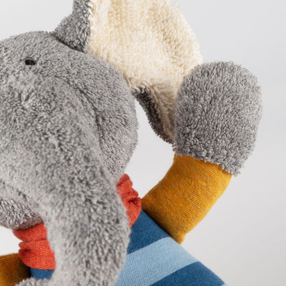Éléphant musical tout doux « Lolo Lombardo »