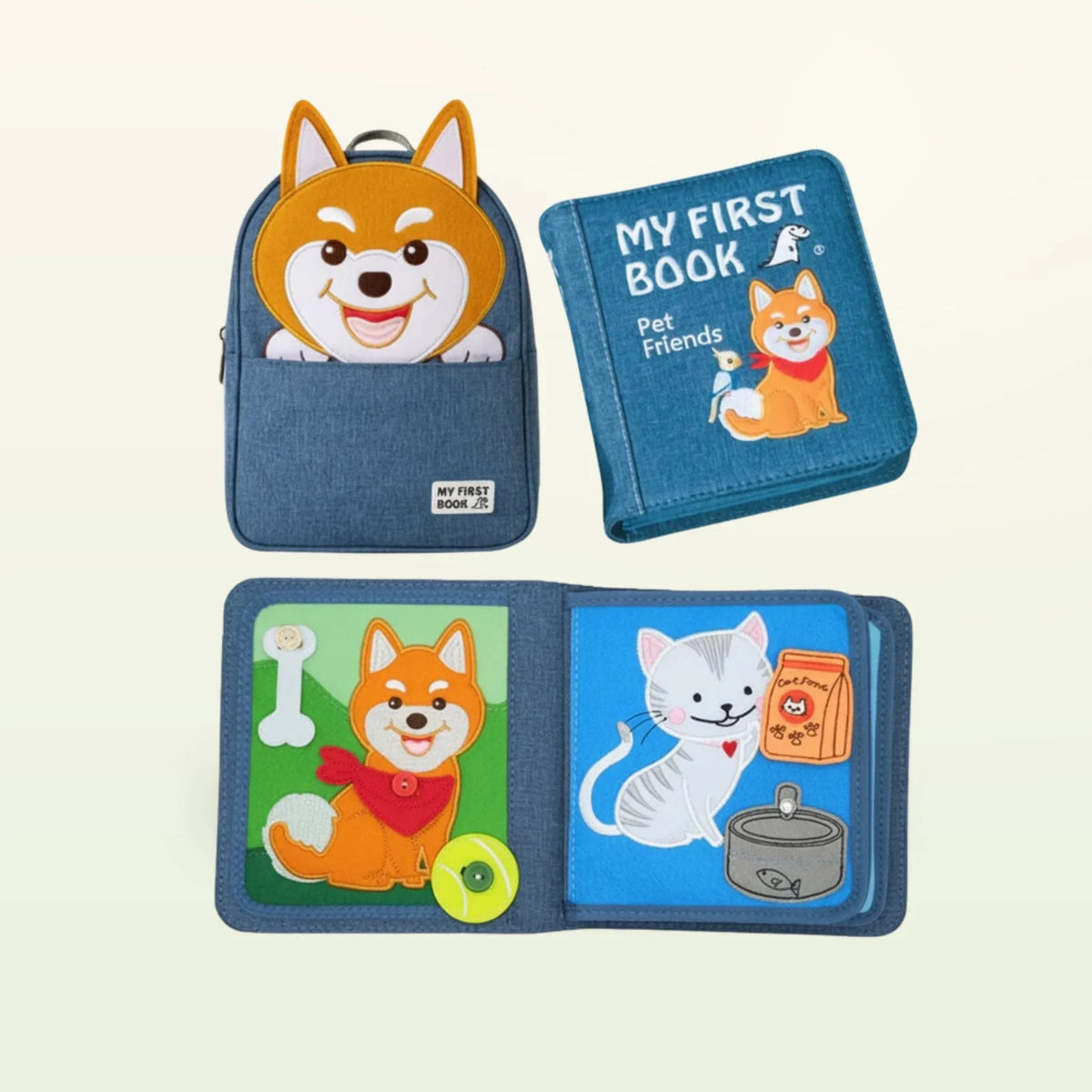 My First Book Montessori Quiet Book - Pet Friends