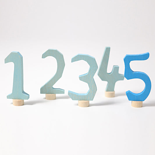 Decorative Numbers 1 - 5