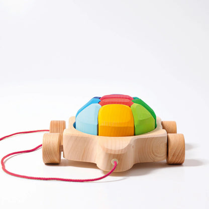 Rainbow Turtle Pull Along